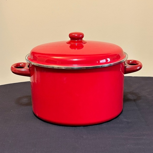 Encore Made in Spain Kitchen Vintage 2 Quart Enamel Stock Pot Poshmark